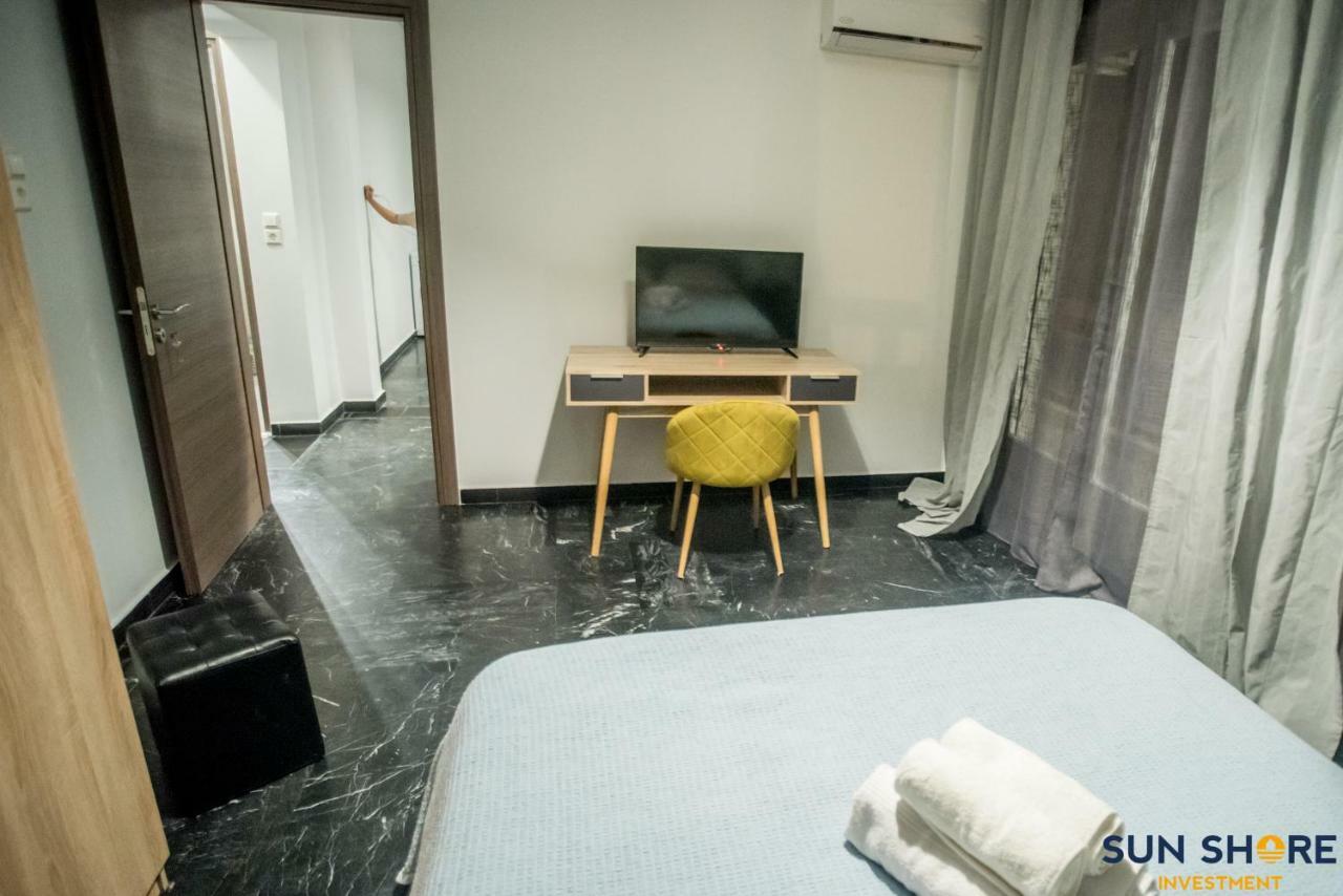 Explore Greece From Bright City Centre Apartment Chalkida Bagian luar foto